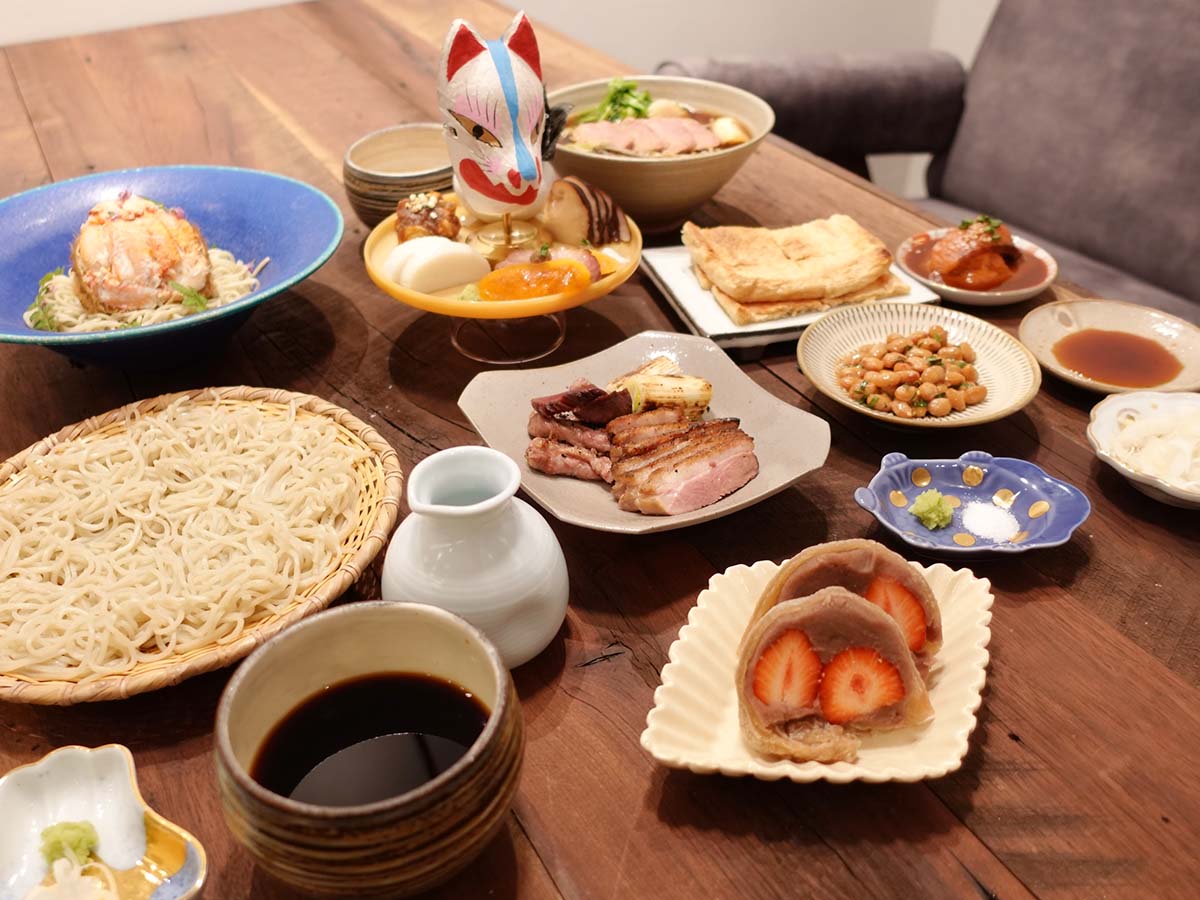 展開メニューの一部