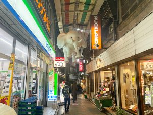 飲み屋街ではないものの、柳小路からすぐの昔ながらの小さいアーケード街も健在です