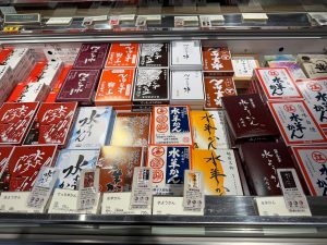 「ふくい食の國291」の水ようかんコーナー