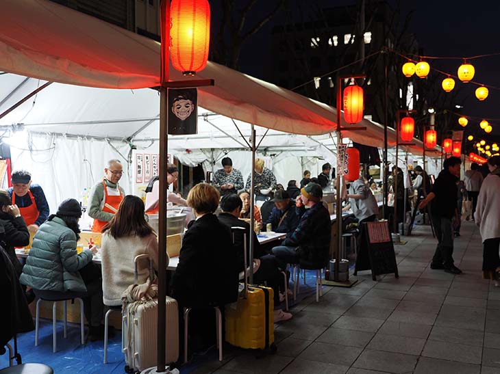 「静岡おでん祭」会場の様子