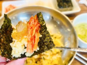 韓国海苔で巻き巻き～♪