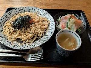 「さわや特製明太子パスタセット」1100円