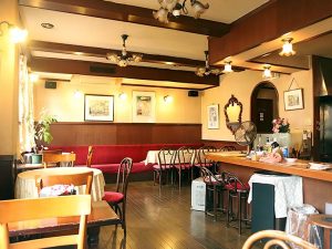 居心地のいい空間の店内