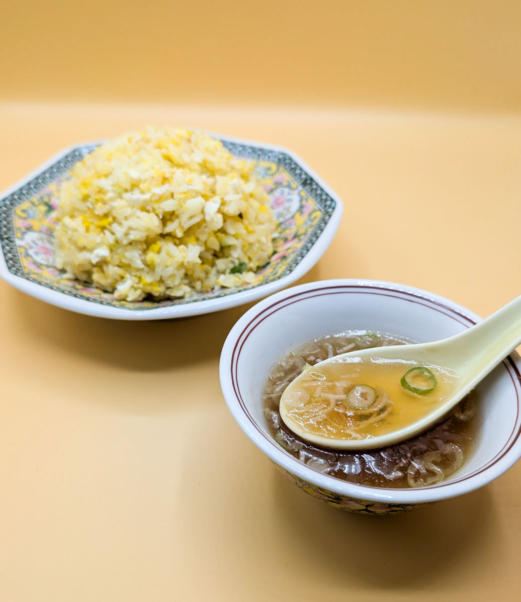 炒飯とスープをセットで [食楽web]