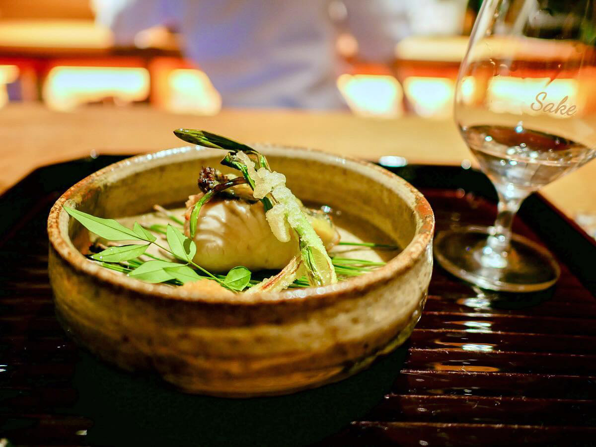 あいなめと春野菜の蒸し物