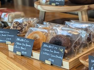 ドーナツやフィナンシェなど焼き菓子はお土産にも◎
