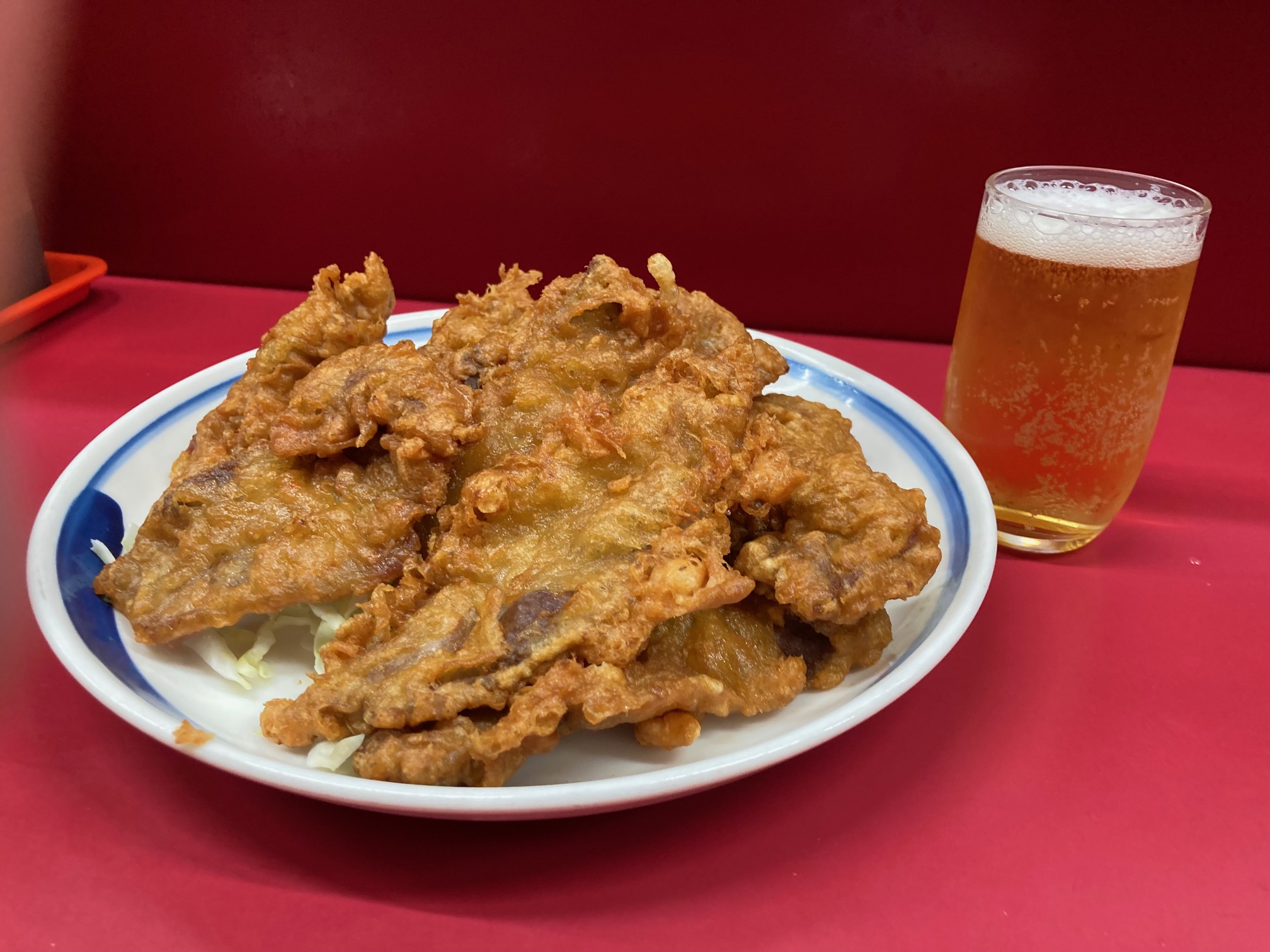 サービス精神あふれるご主人が撮影用に特別に2人前でご用意いただきました