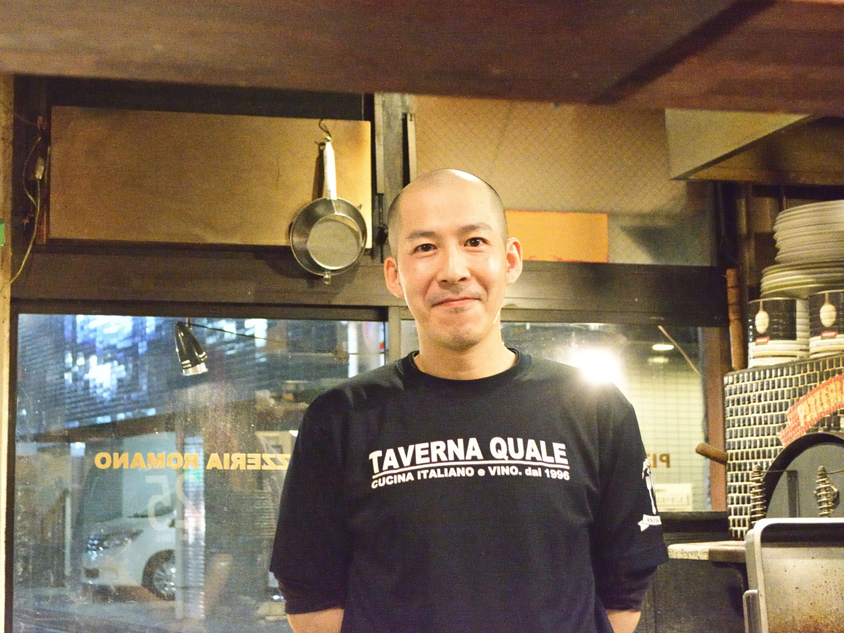 『ピッツェリア クアーレ』のピザ職人さん