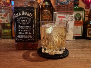 ジャックダニエルのソーダ割りをオーダー