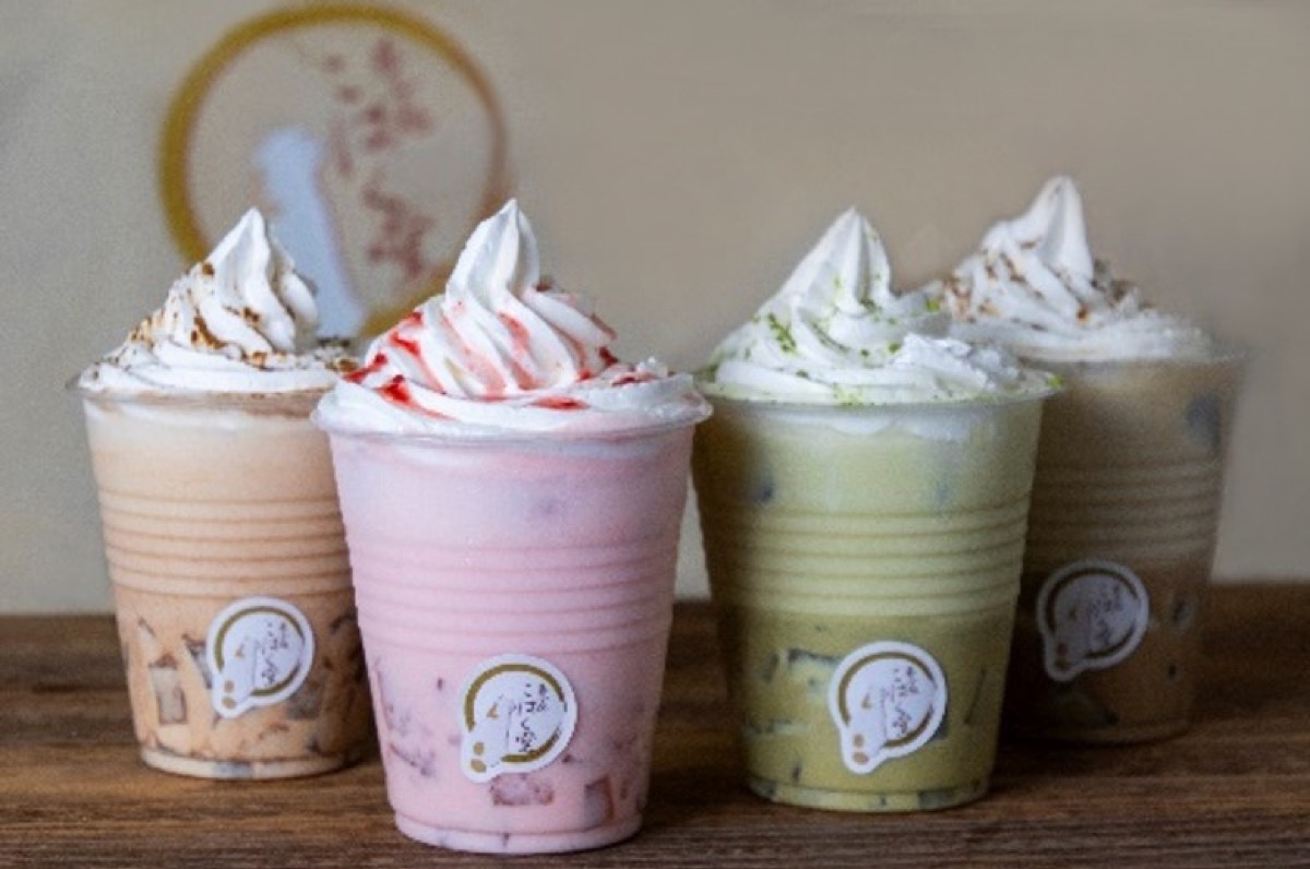 「わらび餅ドリンク(桜ミルク)」1本150円 ※写真はイメージです