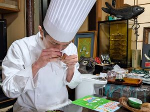 「まるで出汁のよう」、杉本シェフも驚く茶葉本来の濃厚な旨味と甘みを感じられました