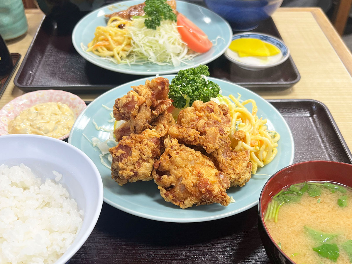 「若どりからあげ定食」