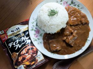 タマネギと牛肉でごちそうの完成