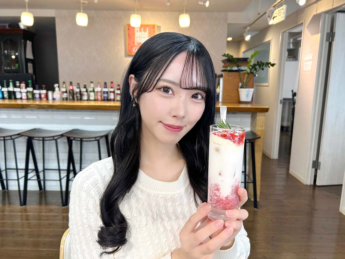 ローズマリーが乗っていてお洒落ドリンク