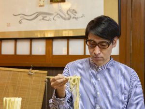 極細の蕎麦は喉越し良好