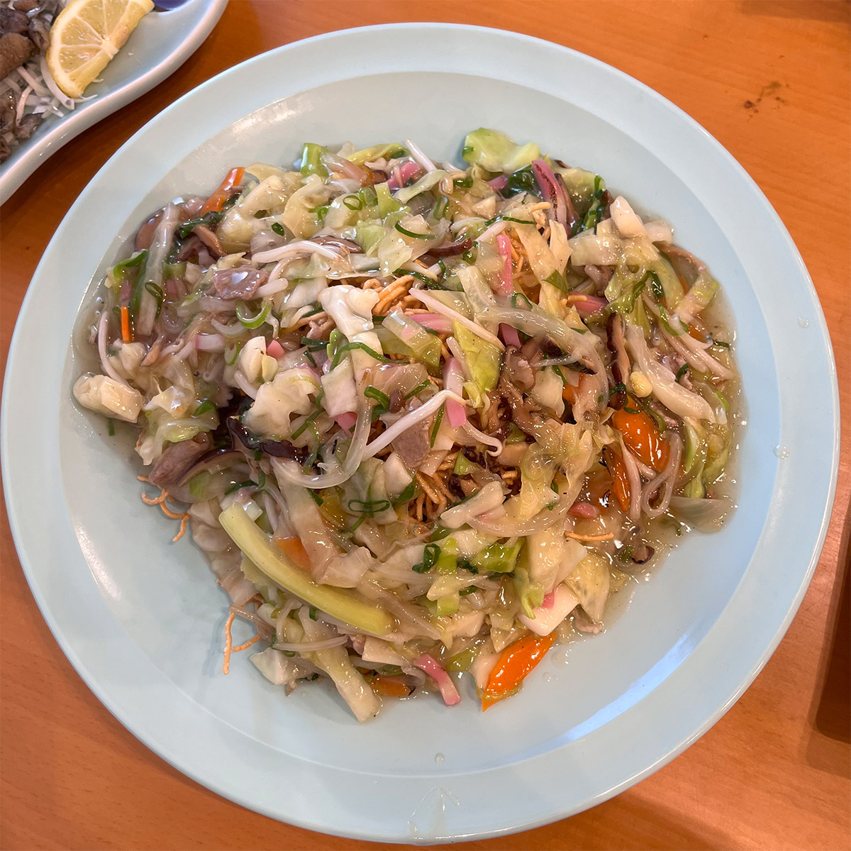 『山形屋食堂』の名物「皿うどん」