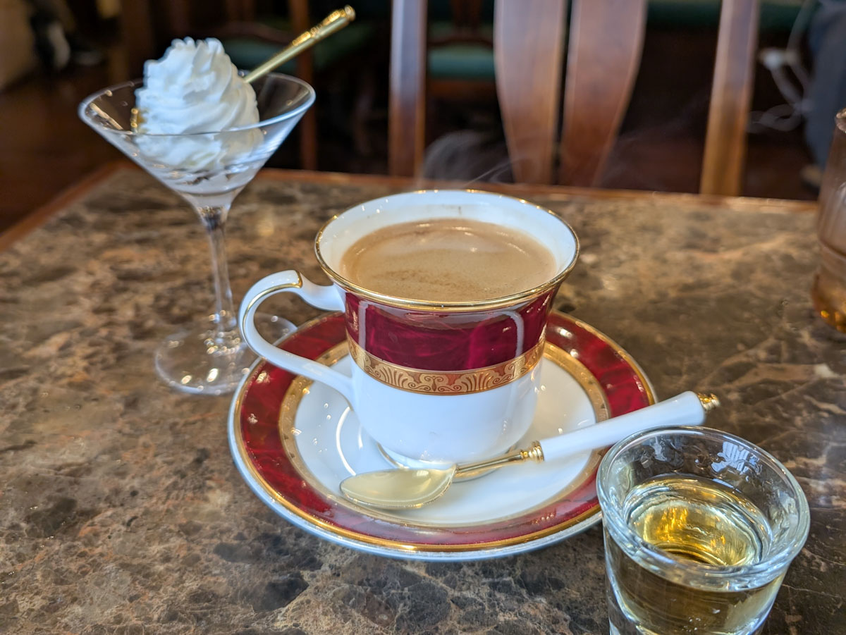 「コーヒーアイリッシュ(1200円)」
