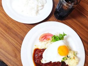 「ハンバーグライス（850円）」