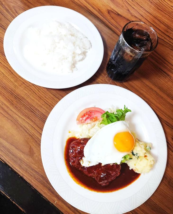 「ハンバーグライス(850円)」