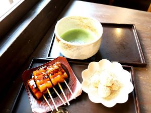 みたらし団子ときなこ白玉 ドリンクセット 1160円