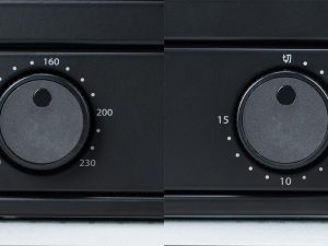 シンプルかつ直感的に操作可能。焼きから温めまで食材に合わせて細かく設定できる