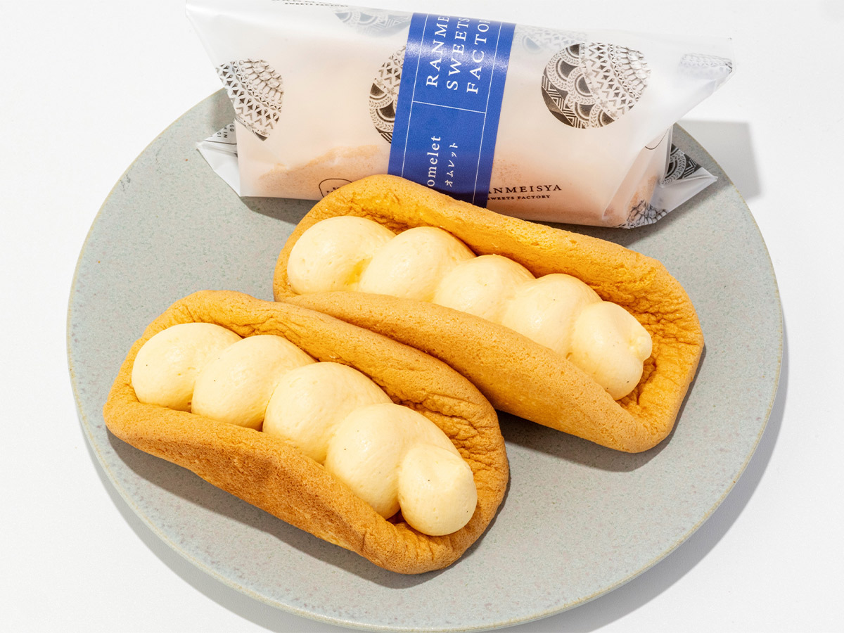 『ランメイシャスイーツファクトリー』の「オムレット」1個:350円(税込)