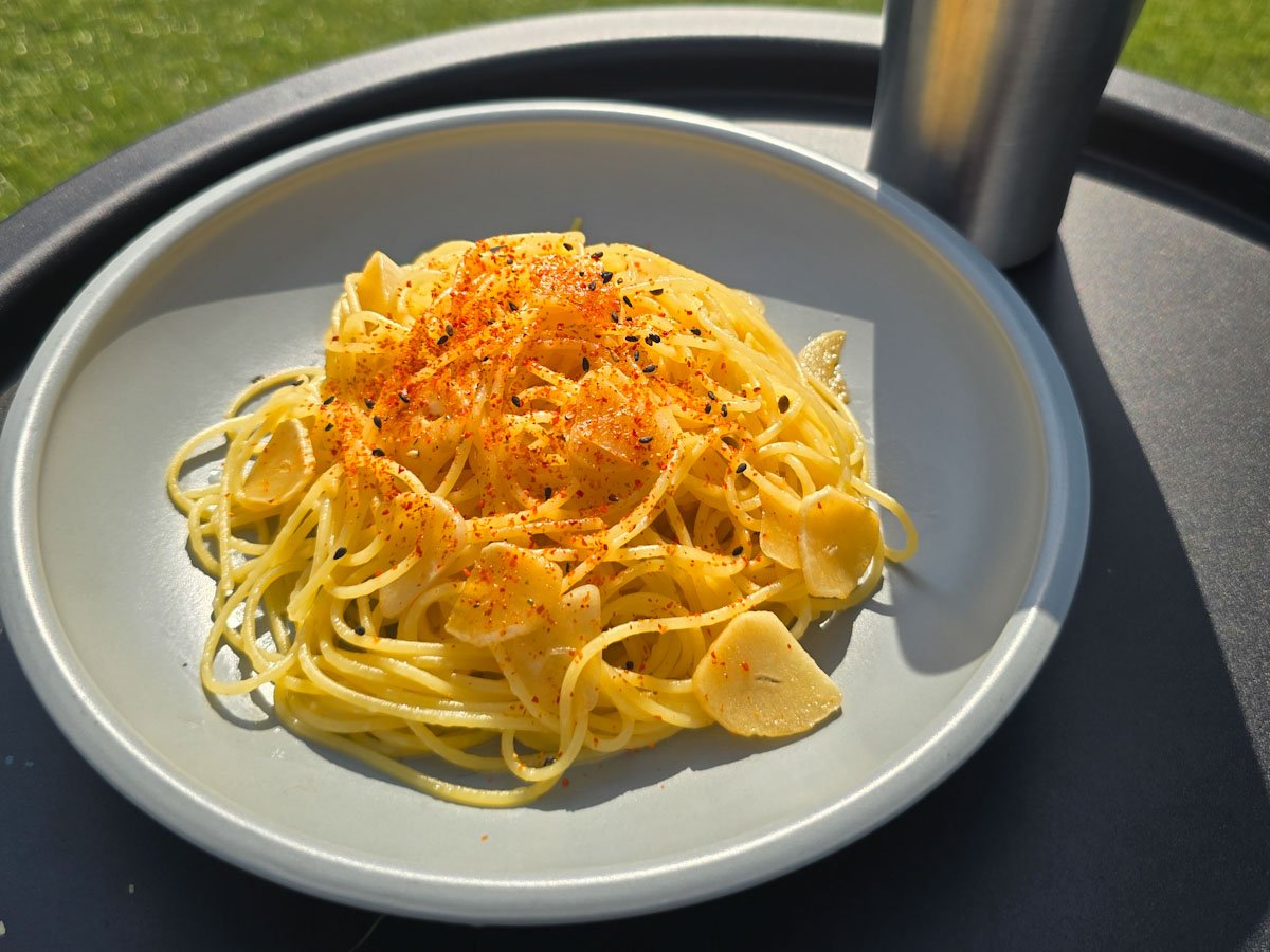 「スモークオイルパスタ」