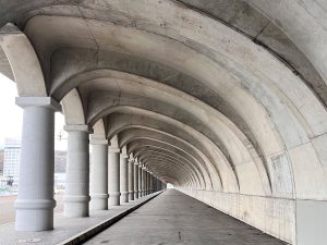 稚内駅にほど近い防波堤
