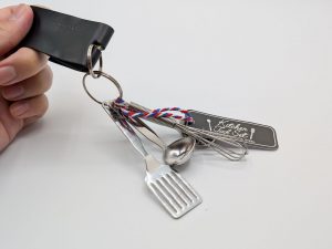 キーホルダーとして鍵につけています