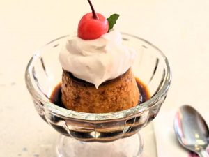 カラメルたっぷりのプリン