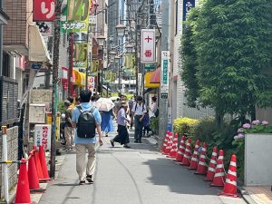 東中野ギンザ通りの風景