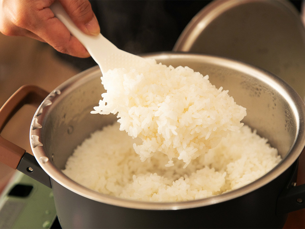粒立ちが良く、ふっくらと炊けます
