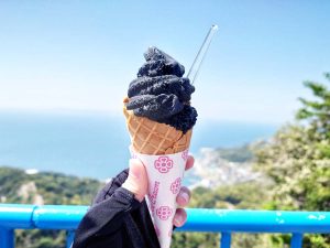 450円。目の前の景色をみながら食べるのも乙なもの