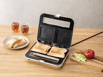 省スペースで人気の「Tatte!（タッテ）」シリーズに「Wホットサンドメーカー」が新登場！