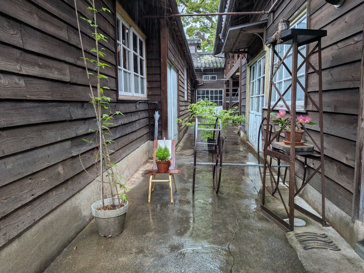 店の周りもよい雰囲気