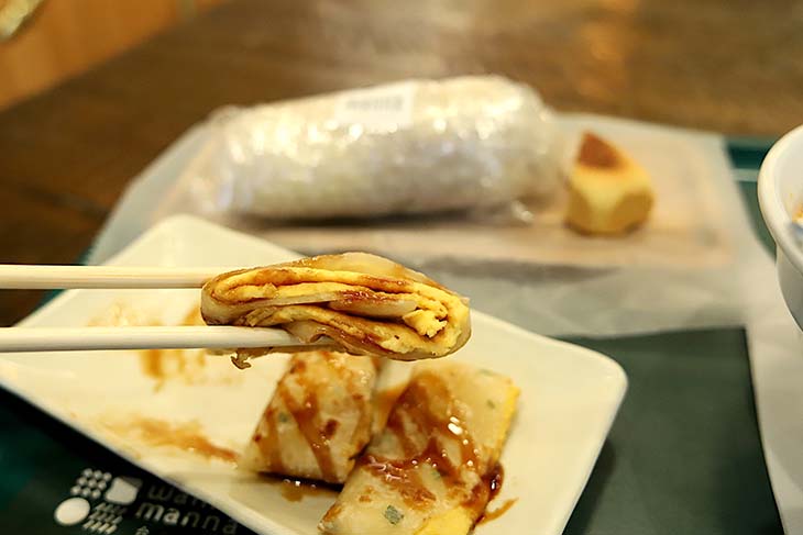 蛋餅(ダンピン)という名前の台湾式クレープ