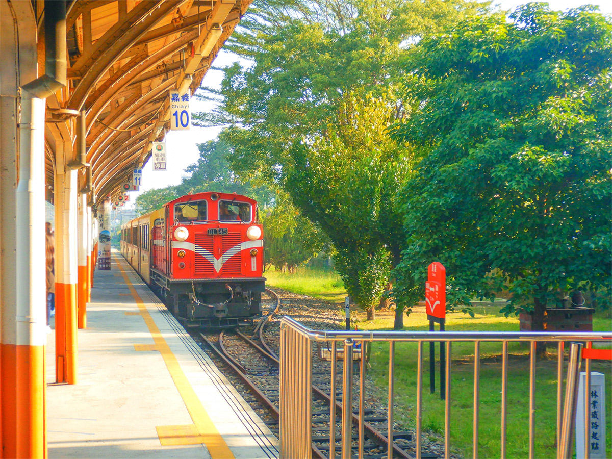 台湾を走る阿里山鉄道
