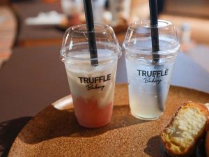 天然水のサイダーなどドリンクにもこだわりが