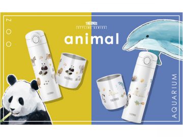 可愛い動物が描かれたサーモスのケータイマグとカップが大人気