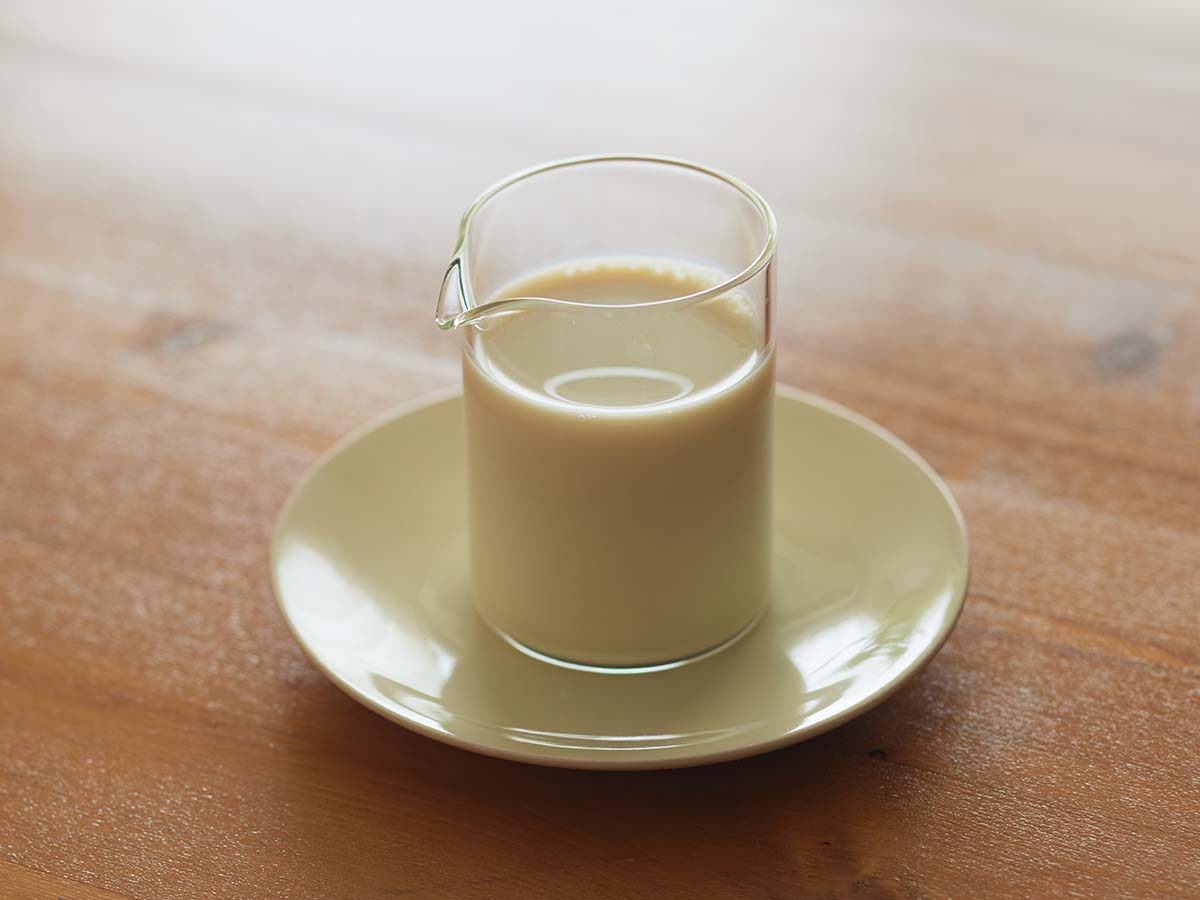 豆乳で作るヘルシーさも人気の秘訣