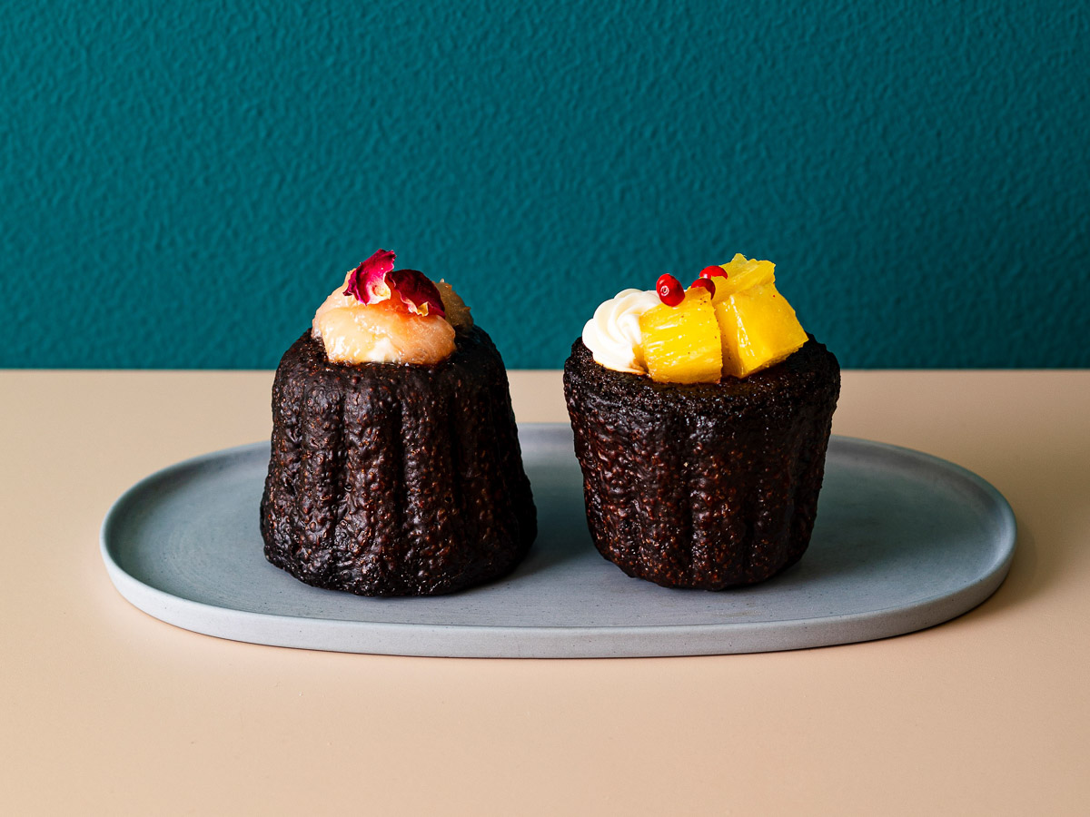 「白桃クリームチーズ＆ピンクペッパーパイン」2個セット1280円