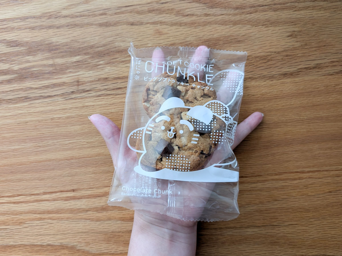 著者の手のひらと同じくらいの大きさ