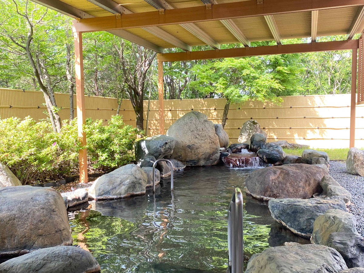 滞在中、温泉も満喫しました