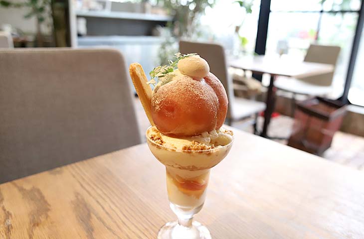 「もものパフェ」1650円