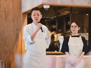 仙台からやってきた『松石』の松石翼シェフ、晶子さん