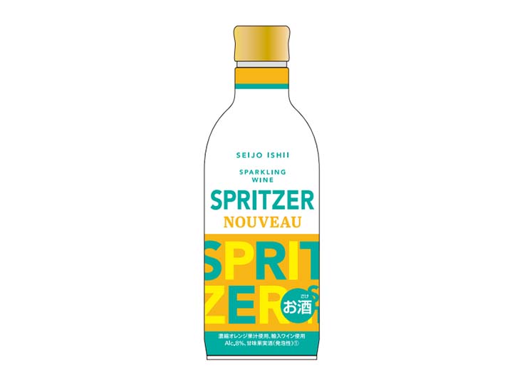 「成城石井 スパークリング スプリッツァー ヌーヴォ 290ml」549円 （8月18日発売） [食楽web]