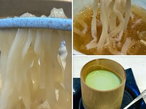 自慢の出汁に合う「生うどん」と甘味の「とろける抹茶ぷりん」