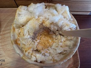 中の手作りキャラメルアイスクリームも超ウマし！