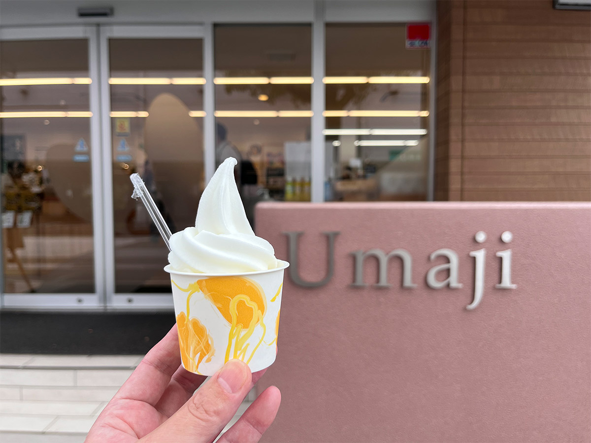 馬路村アンテナショップの「ゆずソフトクリーム」は絶品