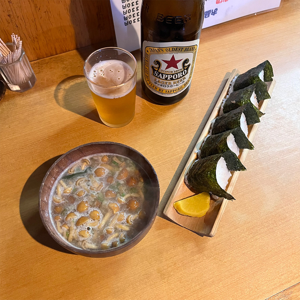 『お茶漬けおむすび よこやま』での締めご飯